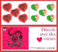 Carnet BC27 Neuf** 2000 - Cœurs de Saint-Valentin - Yves Saint-Laurent