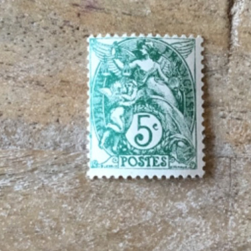 Timbres france type blanc - type, n°
