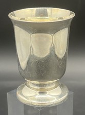 Coquetier métal argenté