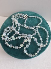 ANCIEN COLLIER CRISTAL 3 RANGS