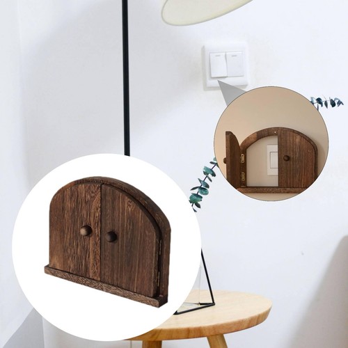 Plaque interrupteur bois - plaque,