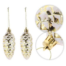  10 Pcs Pomme De Pin Noel En