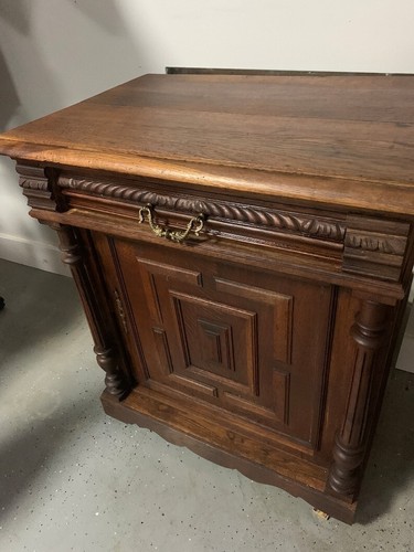 French antique oak - , cabinet