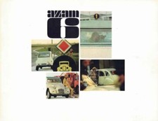 Catalogue brochure Citroën 2CV AZAM6 09/1966 Pays Bas Nederland