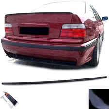 Aileron Arrière Lip Spoiler Noir Brillant Pour BMW 3 Série E36 Berline 1990-1998
