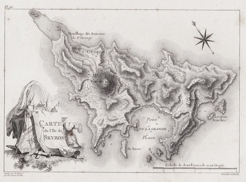 Carte cuivre île - en, de