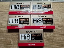 6 Sony Hi8 E5-90HME Cassettes