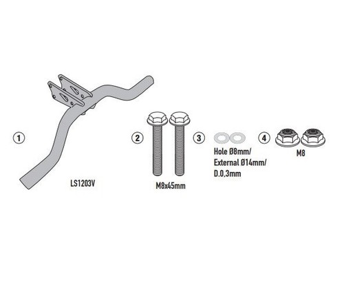 Set givi ls1203 pour montage - set,