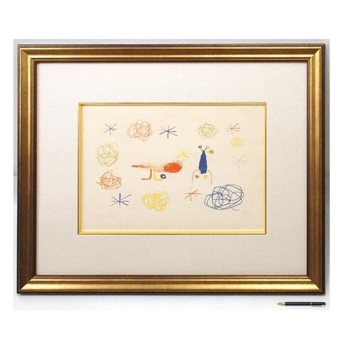 Joan miro red bird - joan,