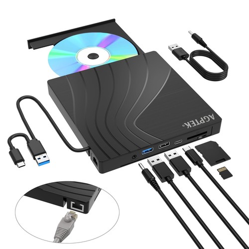 Lecteur dvd externe pour - lecteur, cd/dvd