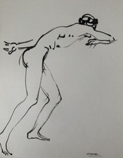 Très Beau Dessin Nu Masculin