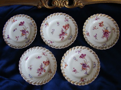 Assiettes porcelaines saxe - assiettes,