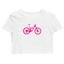 Mountain bike crop top - mountain,