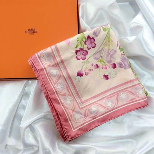Hermes carre silk pink - 90,