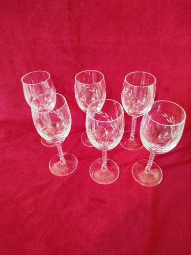 Verres vin blanc cristal - 6, à