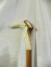 Canne pommeau en bois de cerf