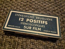 STÉRÉOFILMS BRUGUIÈRE-12 POSITIFS STÉRÉOSCOPIQUES SUR FILM - Bordeaux 