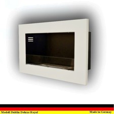 Gel et Cheminée Ethanol Fireplace Caminetti Chimenea Dublin Deluxe Royal Blanc