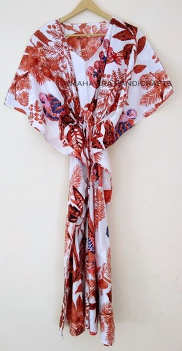 Maxi robe caftan hippie - , en