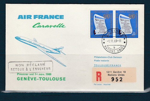 Enveloppe vol air france - enveloppe,