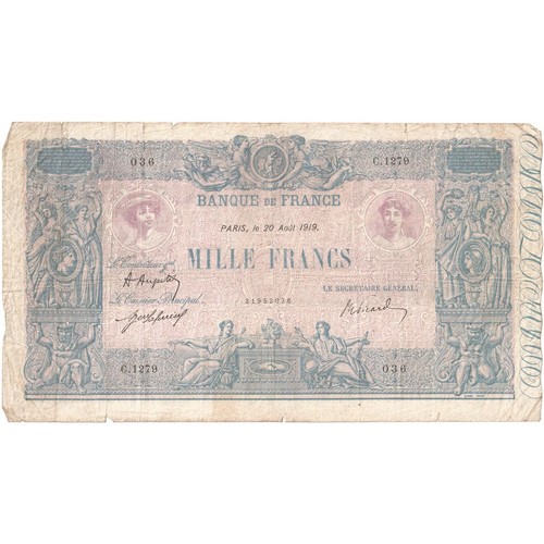 France 1000 francs - 1000, francs,