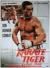 KARATE TIGER Affiche Cinéma ORIGINALE 160x120 Movie Poster JEAN CLAUDE VAN DAMME