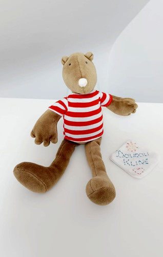 Peluche doudou taupe marron - peluche/doudou,