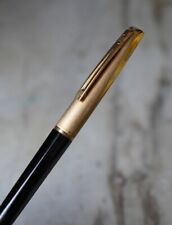 STYLO PLUME WATERMAN CONCORDE EN RESINE MARRON CAPUCHON PL. OR - PLUME EN OR 18K