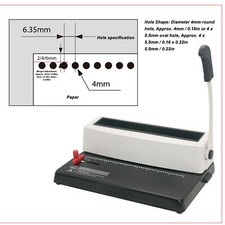 Machine à Relier En Spirale De Bobine Machines à Relier De Reliure De Poinçon