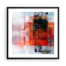 Affiche Poster 50x50cm Tableaux Image Photo Morceau Abstraction Industriel Art