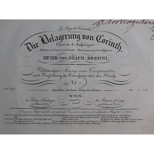 Rossini die belagerung - g.,