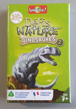 JEU DE SOCIETE CARTES - BIOVIVA - DEFIS NATURE - DINOSAURES 2 - NEUF