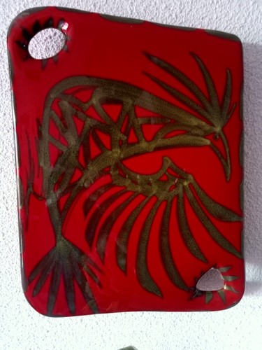 Tableau plat decor coq -  tableau,