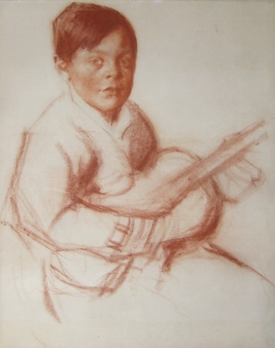 Alex iacovleff dessin sanguine - iacovleff,