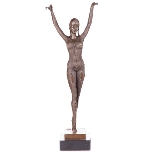 Statue bronze art déco - art,