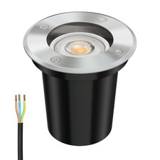 Luminaire encastré de sol BOLI pour l'extérieur acier inoxydable rond IP67