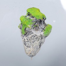 Aquarium Fish Tank Floating Rocks Ornament Landscape Moss Suspended Stone