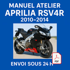 Manuel Atelier Aprilia RSV4R 2010-2014 Revue Technique Moto Français RMT CD PDF