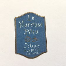 MURY - Narcisse Bleu Etiquette Flacon Parfum Ancien - Antique Label Perfume