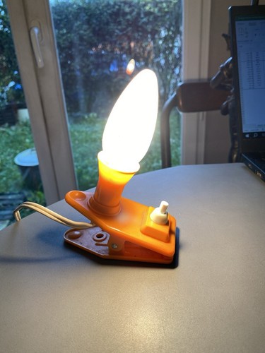 Lampe champignon spot pince - lampe,