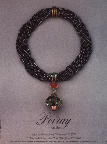 1984 poiray joailliers beaded - joailliers:,