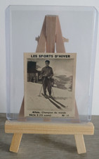 RARE fin 1930' 1940' #11 SKIING EMILE ALLAIS Series II card Joseph MILLIAT ski