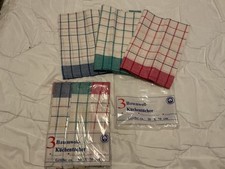 LOT DE 6 TORCHONS DE CUISINE  COTON  NEUF