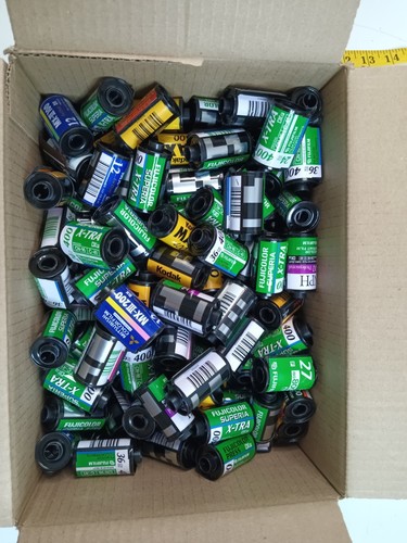 Empty 35mm film rolls - empty,