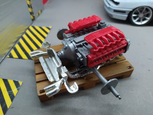 Moteur ferrari testarossa - 1/18,