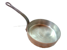 SAUTEUSE EN CUIVRE EPAIS E DEHILLERIN PARIS ART POPULAIRE OUTIL ANCIEN CUISINE