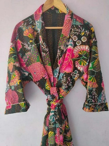 Robe nuit indienne kantha - de,