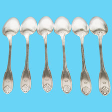 cuillères argenterie orfèvre Victor Saglier gravée manche couronne de Vicomte