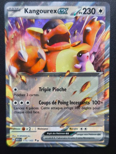 Carte pokémon kangourex - kangourex, ex