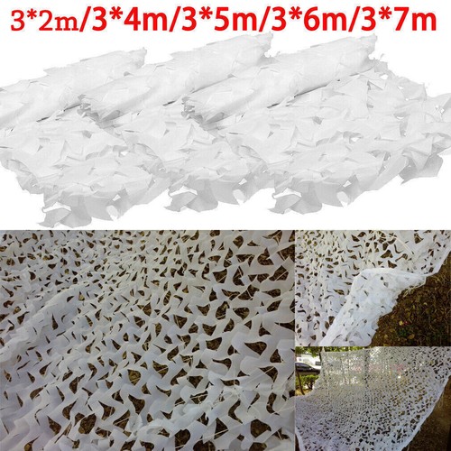 Filet camouflage blanc pour - de,